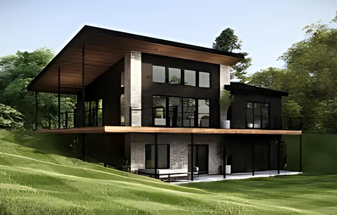 Cửa kính nhà chống bão chịu va đập, bảo vệ ngôi nhà lắp ghép khỏi mảnh vỡ bay và duy trì tính toàn vẹn của kết cấu.