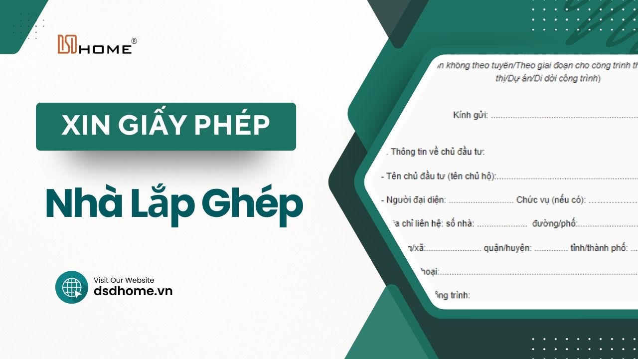 xin giấy phép nhà lắp ghép