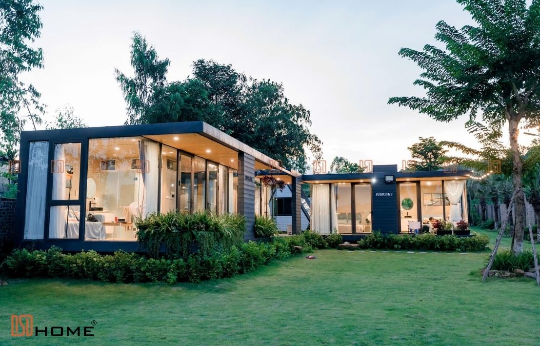 Thời gian thi công biệt thự lắp ghép nhanh chóng, giúp tối ưu hóa kế hoạch