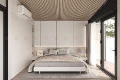 Phòng ngủ thứ hai 13.7m² thiết kế ấm cúng, phù hợp cho gia đình hoặc khách lưu trú