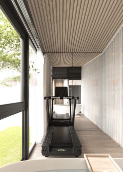 Sự kết hợp giữa kiến trúc hiện đại và vật liệu cao cấp tạo nên không gian sống bền vững