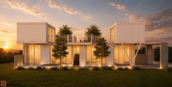 NHÀ LẮP GHÉP CAO CẤP 2 TẦNG 173M2